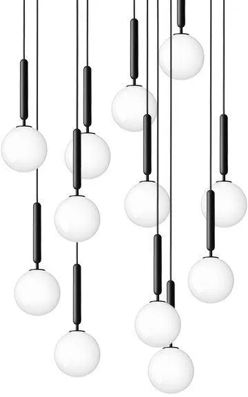 Nuura Miira 13 Kandelaber Opal Vit Liten