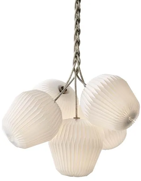 Le Klint THE BOUQUET XL Kandelaber med 5 papperskärmar