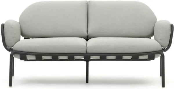 Joncols, 2-sits utomhussoffa, grå, H72x164x80 cm, metall