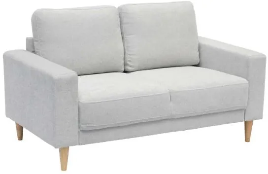Homeville Cambridge 2 pers. ljusgrå tyg 143x80x82cm